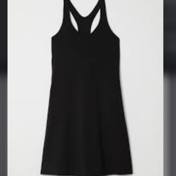 Girlfriend Collective size 6XL Black Lola V Neck Dress - Picture 1 of 7